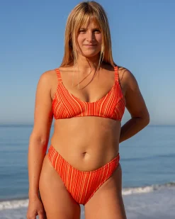 Bobby Bikini Top - Cherry Rib