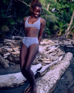 Brasilia High Waist Bikini Bottom - Petra
