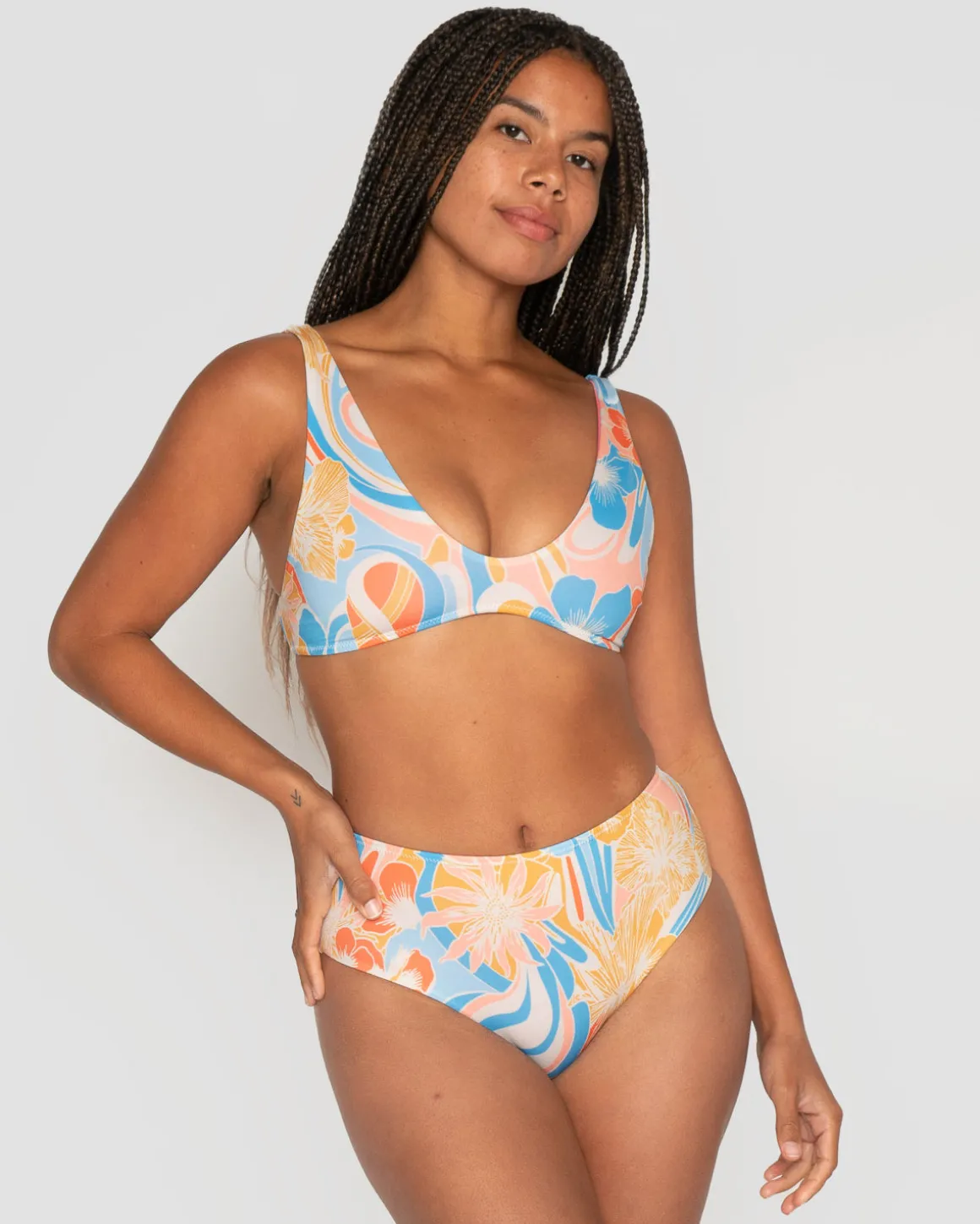 Brasilia Reversible Bikini Bottom - Ella
