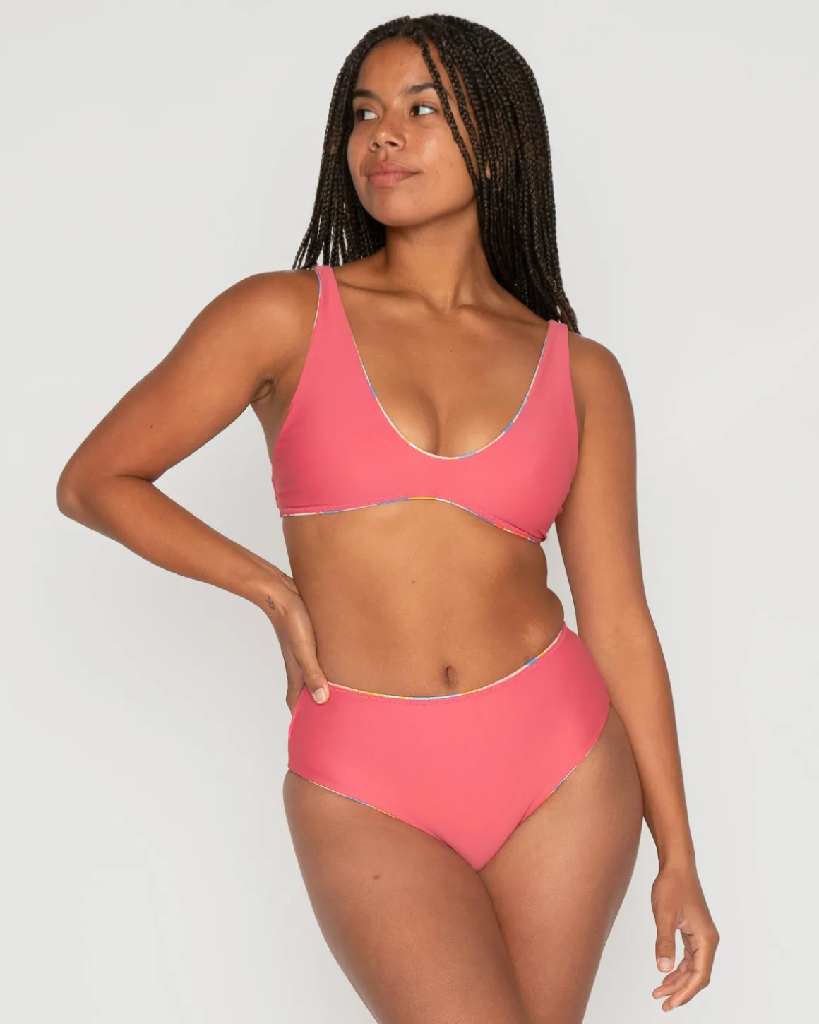 Brasilia Reversible Bikini Bottom - Ella