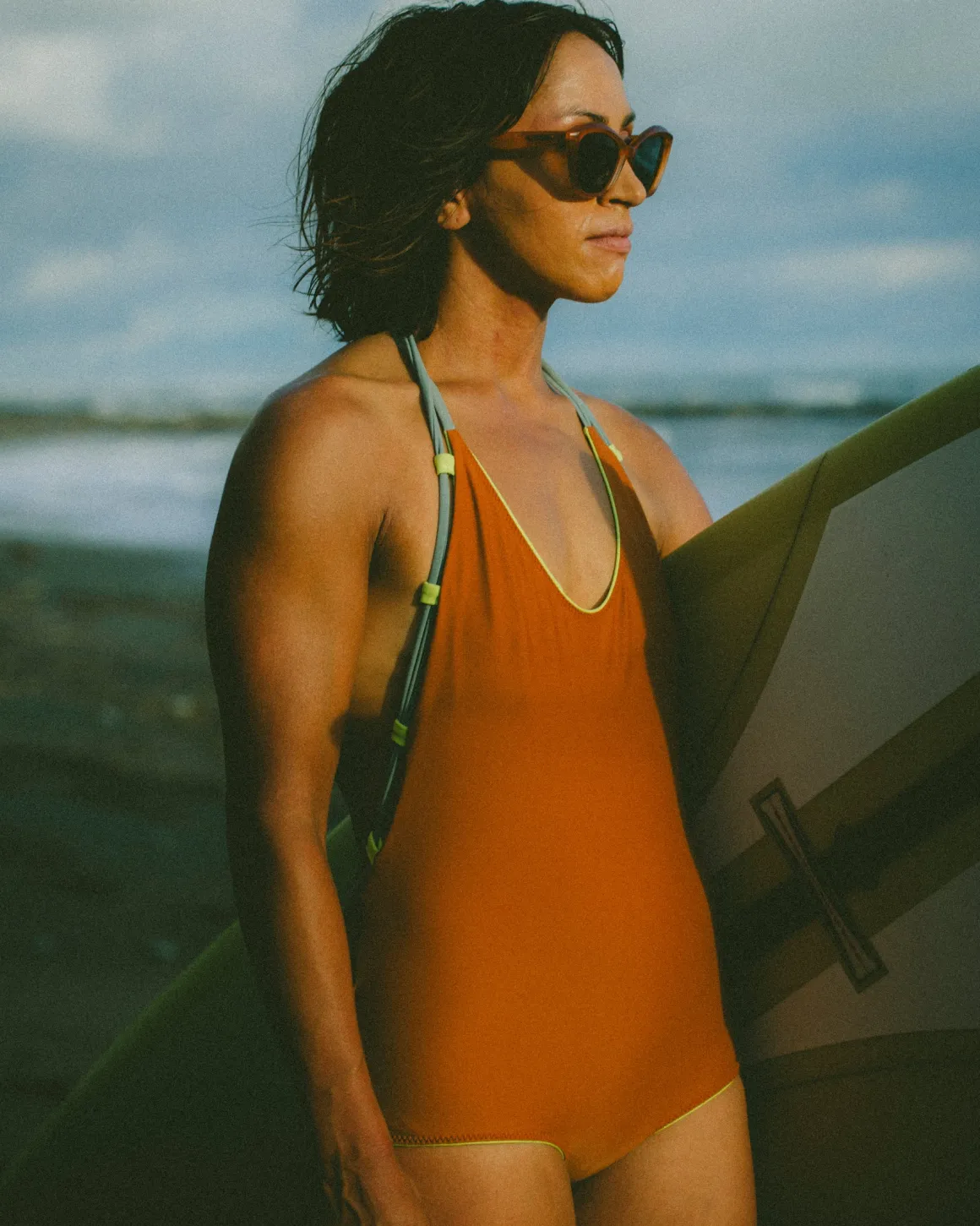Camryn Reversible One Piece - Seagrass / Bronze