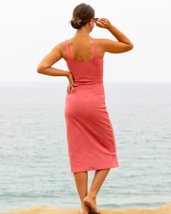 Delilah Dress - Flamingo