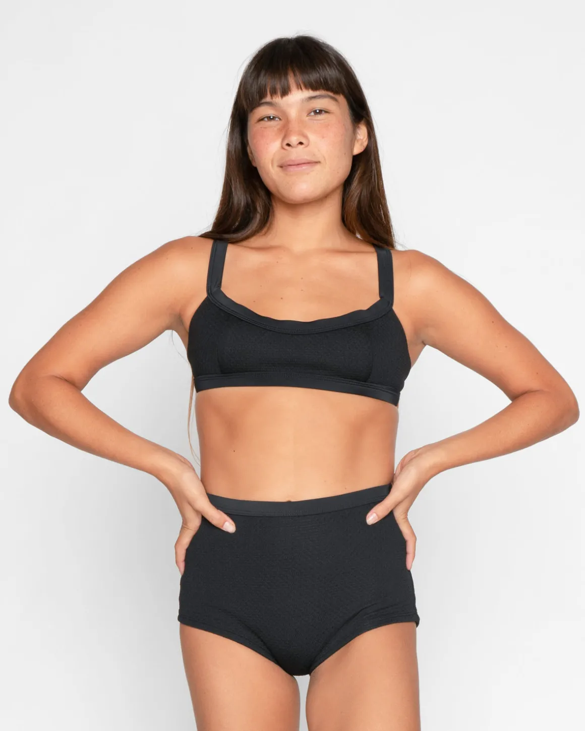 Flor Bikini Top - Jet