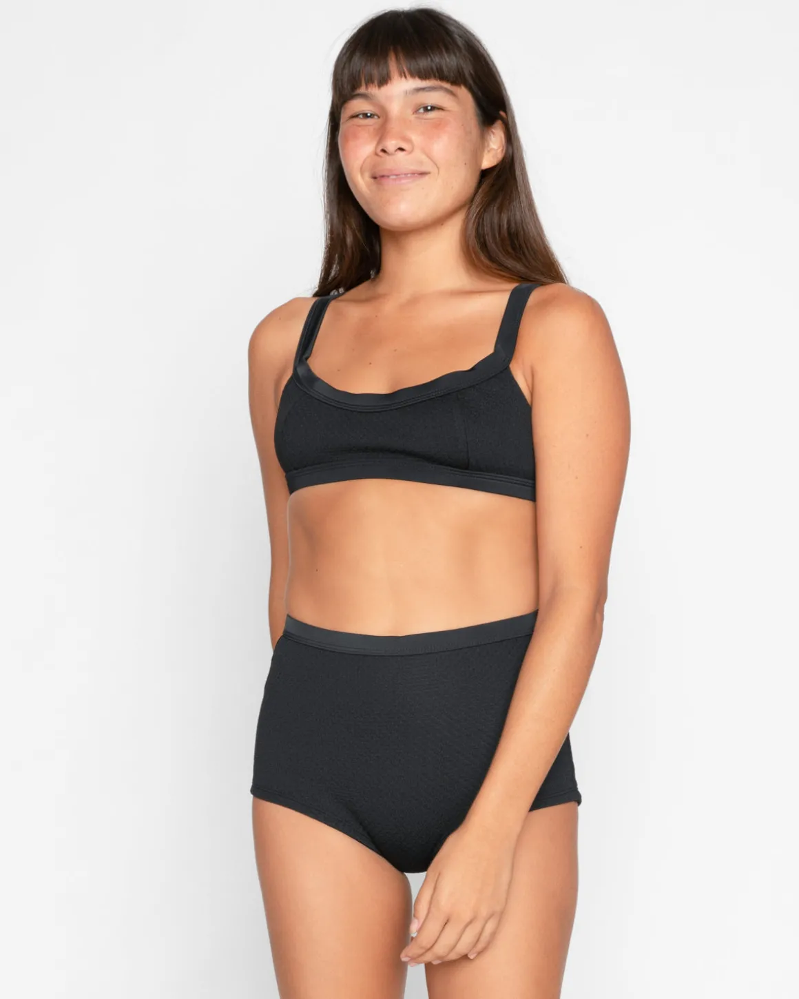 Flor Bikini Top - Jet