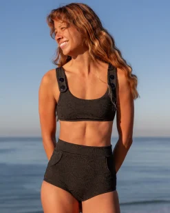 Georgia Bikini Top - Licorice