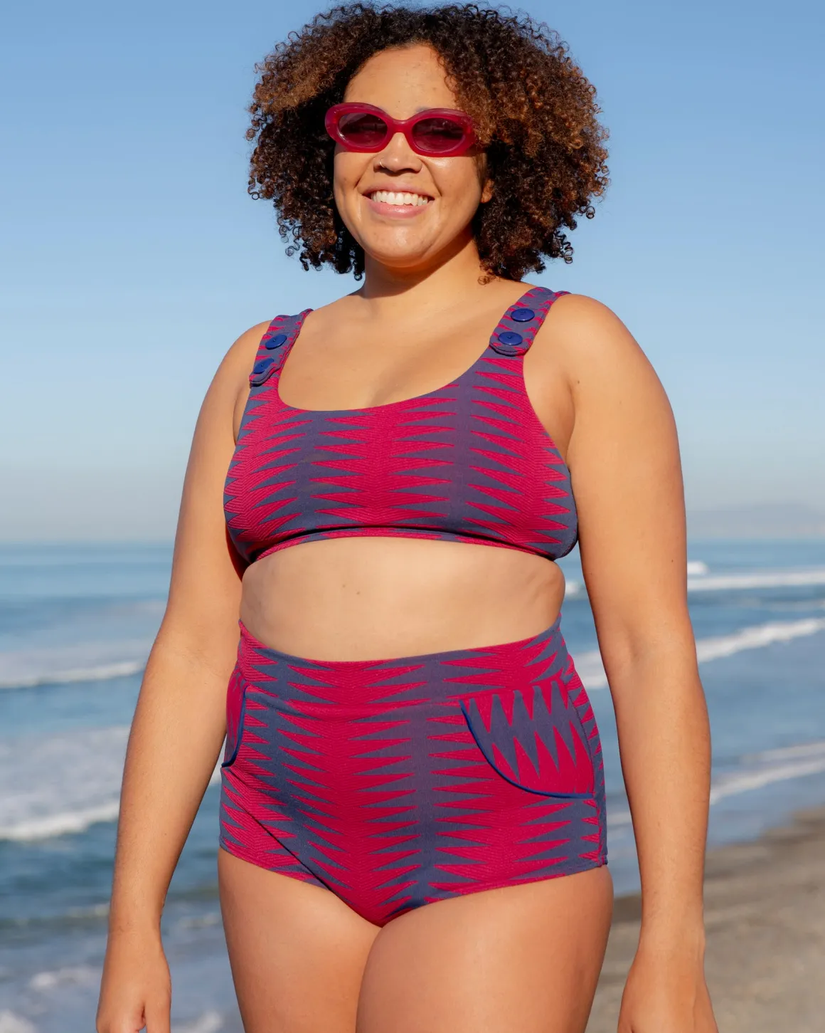 Georgia Bikini Top - Night Plum