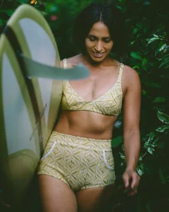 Georgia High Waist Bikini Bottom - Simi