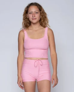 Maisie Swim Tank - Pink