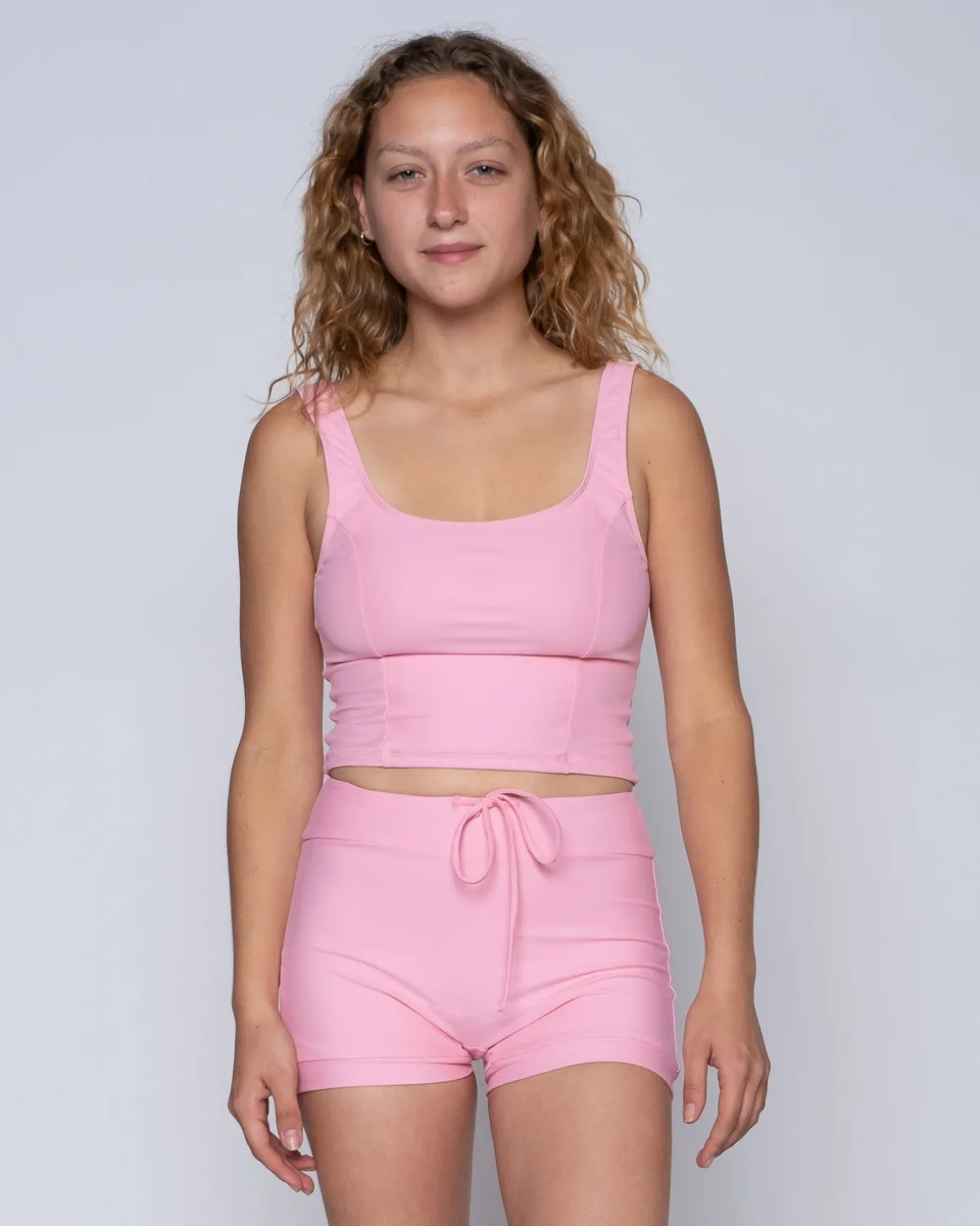 Maisie Swim Tank - Pink