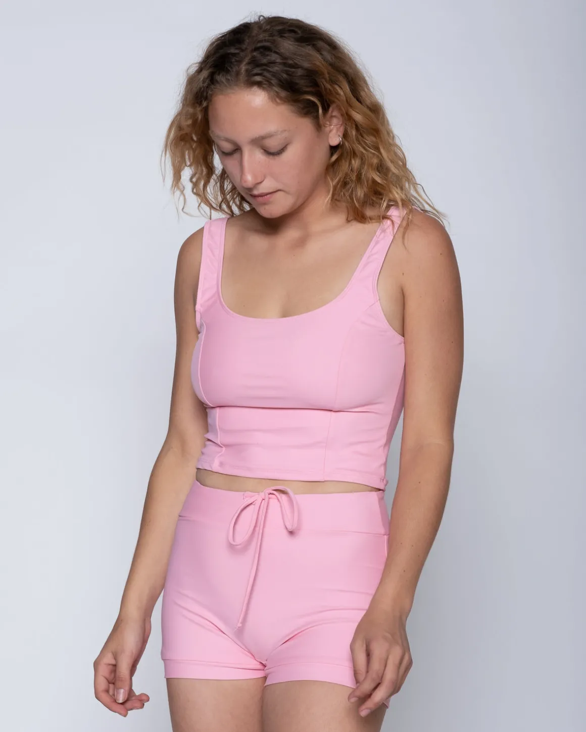 Maisie Swim Tank - Pink