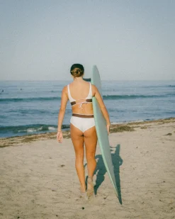 Naya Bikini Top - White Rib
