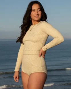 Palomar Crop Top Rashguard - Sandshell