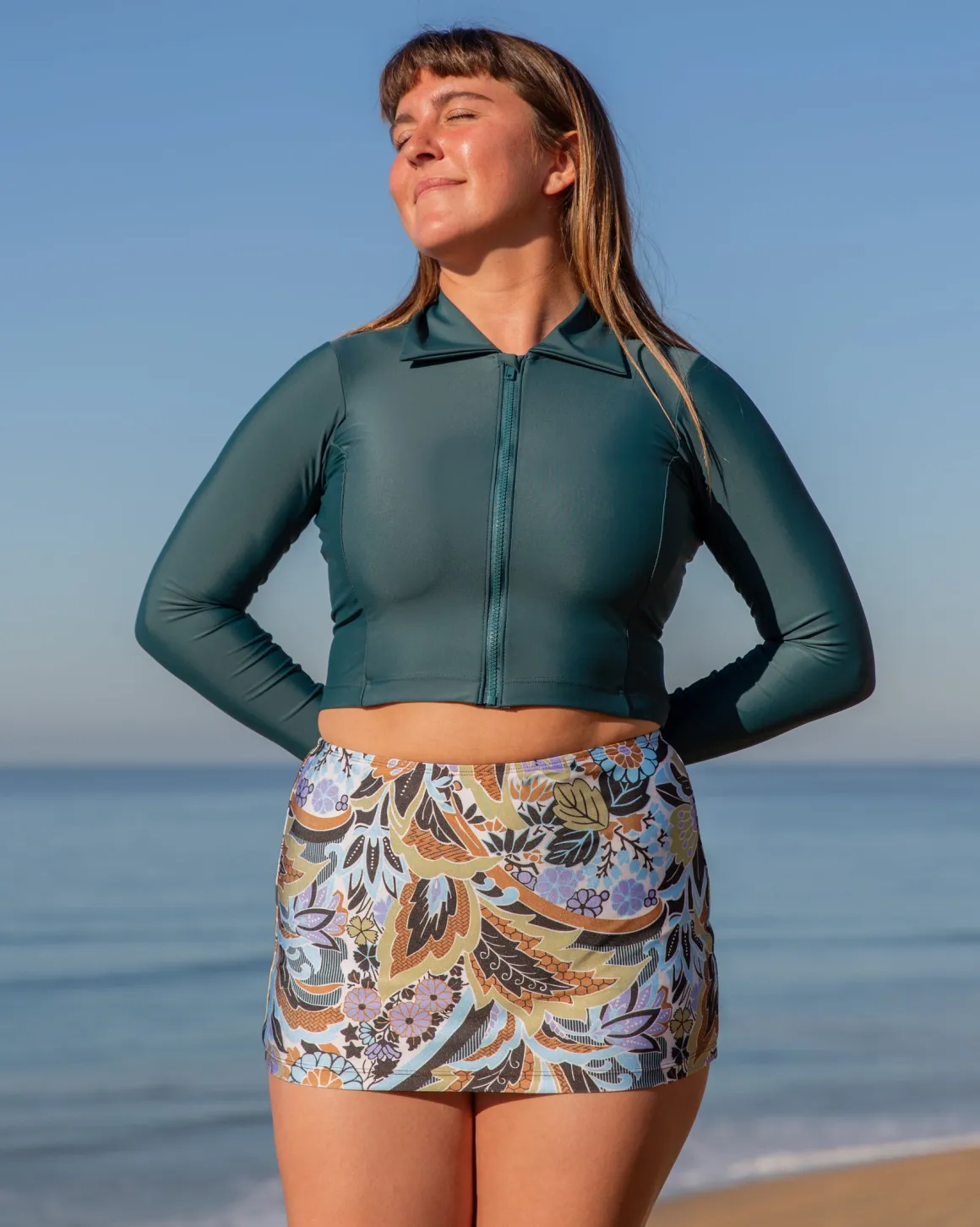 Rad Zip Surf Jacket - Forest