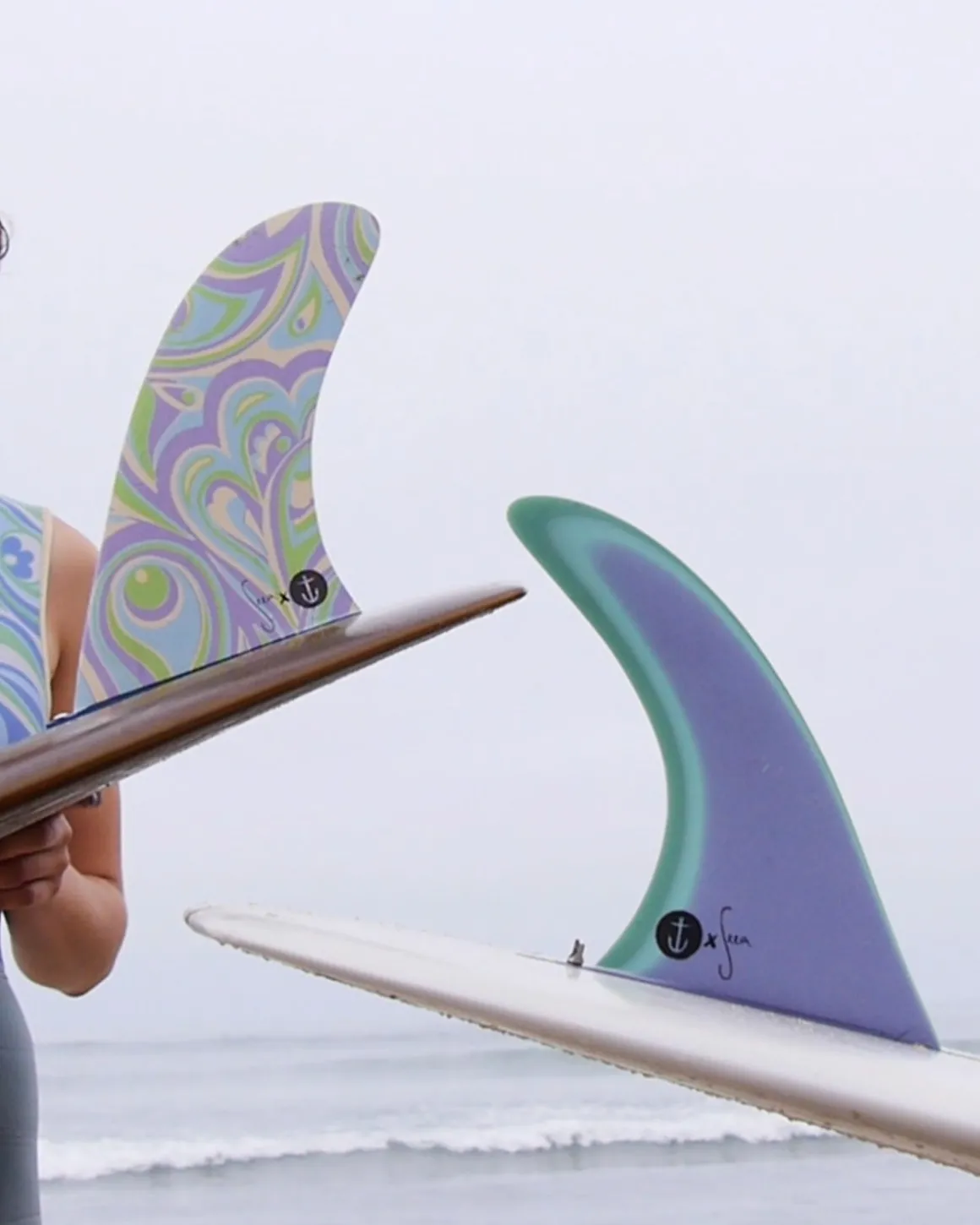 Seea x Captain Fin 8.5” Raked Fin