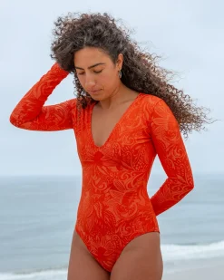 Valentina Surf Suit - Mandarina