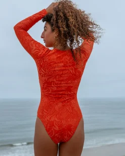 Valentina Surf Suit - Mandarina